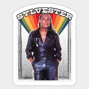 Sylvester / 70s Retro Style Fan Design Sticker